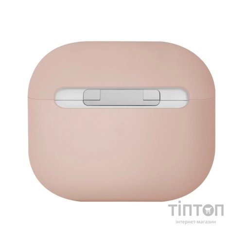 Чохол для навушників Uniq Lino AirPods 4 Silicone Pink Blush (8886463691380)