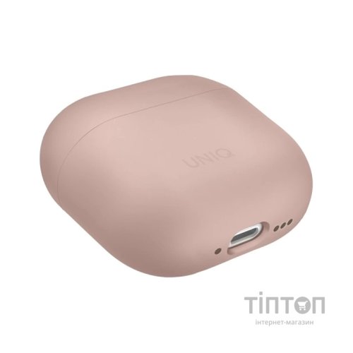 Чохол для навушників Uniq Lino AirPods 4 Silicone Pink Blush (8886463691380)