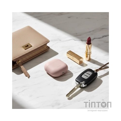Чохол для навушників Uniq Lino AirPods 4 Silicone Pink Blush (8886463691380)