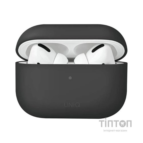 Чохол для навушників Uniq Lino AirPods Pro 2 gen Silicone Ash Grey (8886463683521)