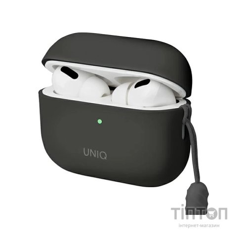 Чохол для навушників Uniq Lino AirPods Pro 2 gen Silicone Ash Grey (8886463683521)