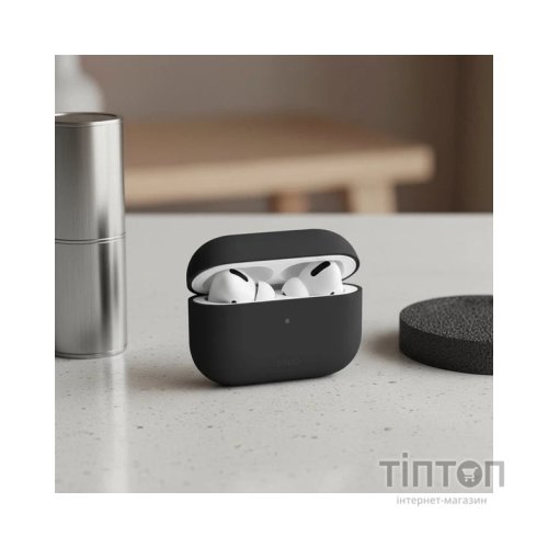 Чохол для навушників Uniq Lino AirPods Pro 2 gen Silicone Ash Grey (8886463683521)