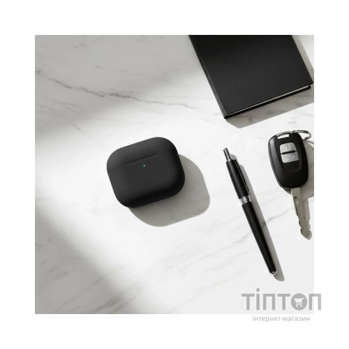 Чохол для навушників Uniq Lino AirPods Pro 2 gen Silicone Ash Grey (8886463683521)