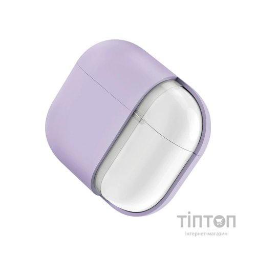 Чохол для навушників Uniq Lino AirPods Pro 2 gen Silicone Lilac lavender (8886463683569)