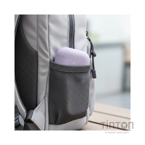 Чохол для навушників Uniq Lino AirPods Pro 2 gen Silicone Lilac lavender (8886463683569)