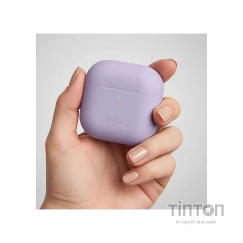 Чохол для навушників Uniq Lino AirPods Pro 2 gen Silicone Lilac lavender (8886463683569)
