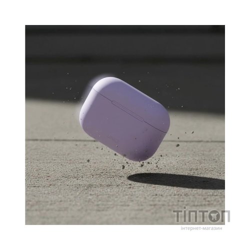 Чохол для навушників Uniq Lino AirPods Pro 2 gen Silicone Lilac lavender (8886463683569)