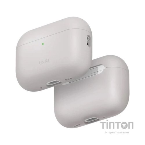 Чохол для навушників Uniq Lino для AirPods Pro 3 gen Silicone Grey (8886463696866)