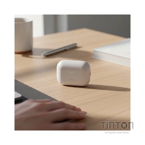 Чохол для навушників Uniq Lino для AirPods Pro 3 gen Silicone Grey (8886463696866)