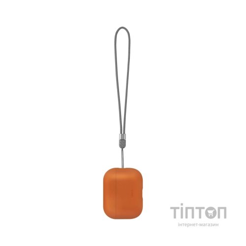 Чохол для навушників Uniq Lino для AirPods Pro 3 gen Silicone Orange (8886463696903)
