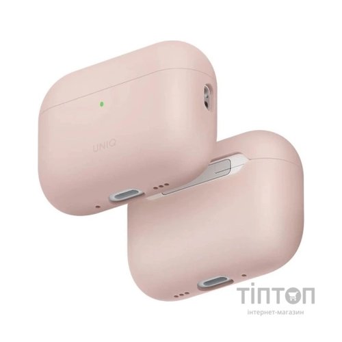 Чохол для навушників Uniq Lino для AirPods Pro 3 gen Silicone Pink (8886463696873)