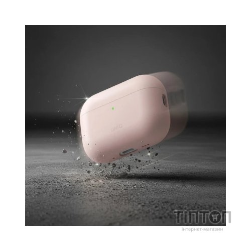 Чохол для навушників Uniq Lino для AirPods Pro 3 gen Silicone Pink (8886463696873)