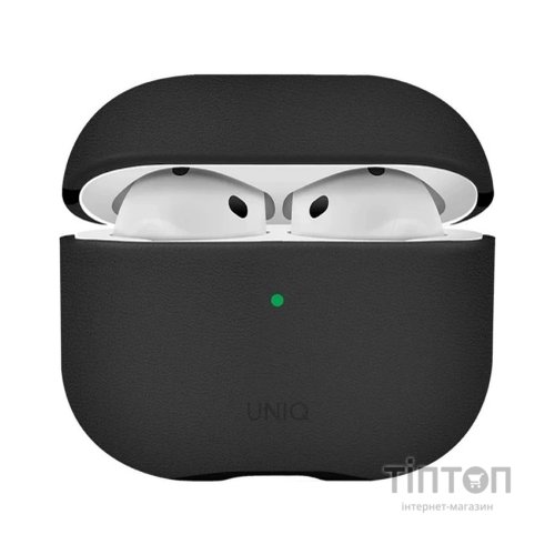 Чохол для навушників Uniq Lyden DS AirPods 4 Dallas Black (8886463691328)