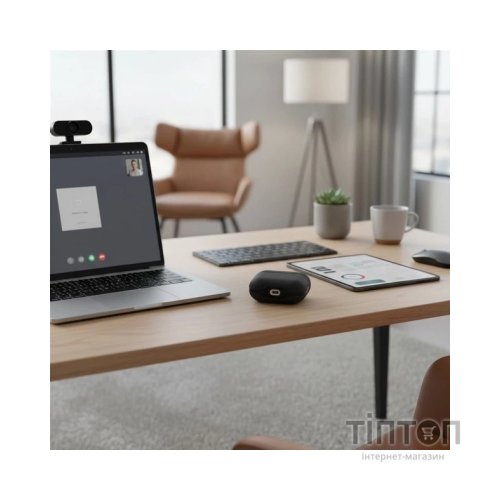 Чохол для навушників Uniq Lyden DS AirPods 4 Dallas Black (8886463691328)