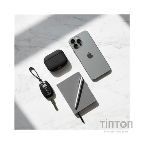 Чохол для навушників Uniq Lyden DS AirPods 4 Dallas Black (8886463691328)
