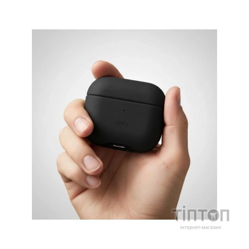 Чохол для навушників Uniq Lyden DS AirPods 4 Dallas Black (8886463691328)