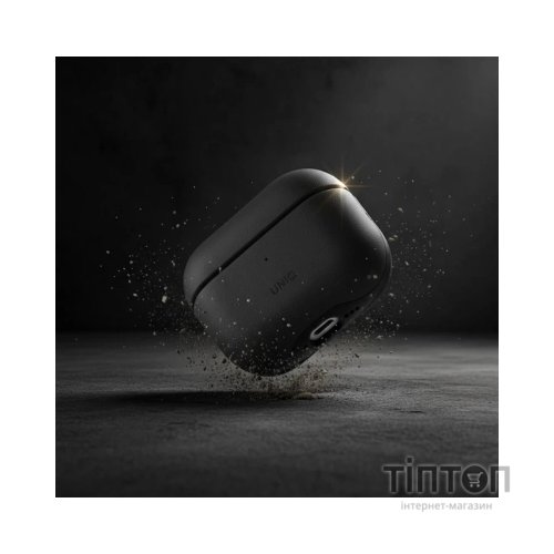 Чохол для навушників Uniq Lyden DS AirPods 4 Dallas Black (8886463691328)