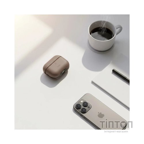 Чохол для навушників Uniq Lyden DS AirPods 4 Flint Grey (8886463691335)