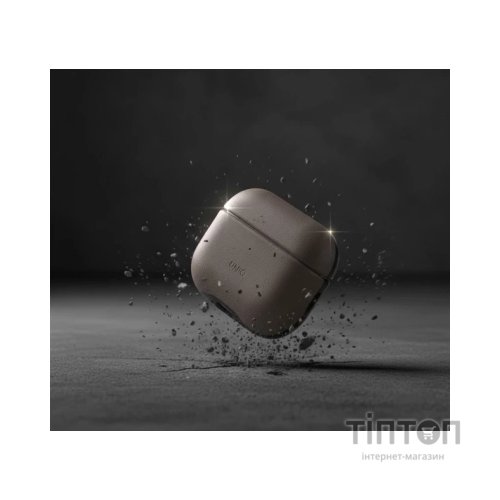 Чохол для навушників Uniq Lyden DS AirPods 4 Flint Grey (8886463691335)