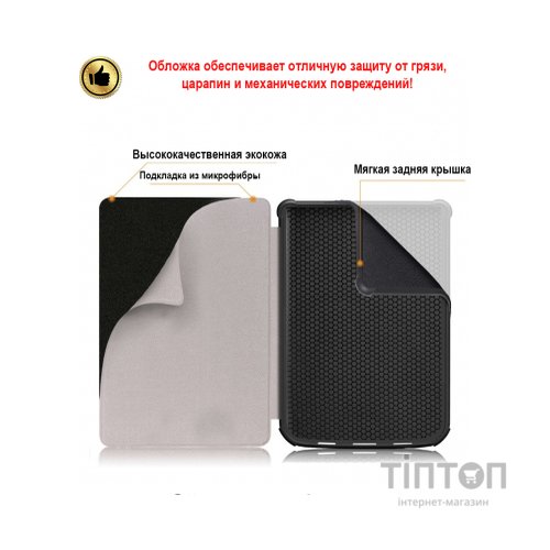 Чохол до електронної книги AirOn Premium PocketBook 606/628/633 picture 6 butterfly (4821784622281)