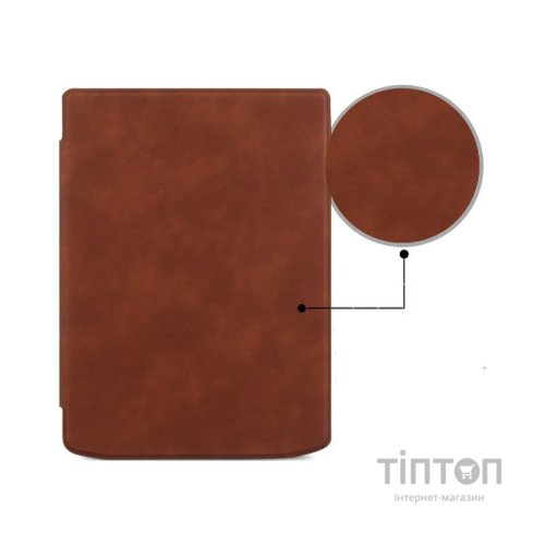 Чохол до електронної книги BeCover PocketBook 743G InkPad 4/InkPad Color 2/InkPad Color 3 (7.8") Brown (710449)