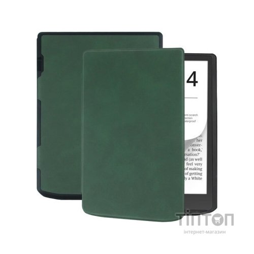 Чохол до електронної книги BeCover PocketBook 743G InkPad 4/InkPad Color 2/InkPad Color 3 (7.8") Dark Green (710068)