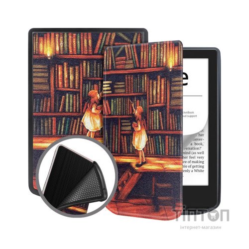 Чохол до електронної книги BeCover Smart Case PocketBook 629 Verse / 634 Verse Pro 6" Library Girl (710975)