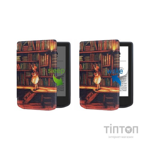 Чохол до електронної книги BeCover Smart Case PocketBook 629 Verse / 634 Verse Pro 6" Library Girl (710975)