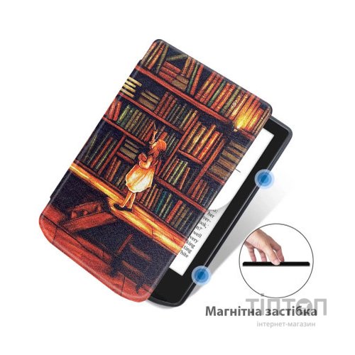 Чохол до електронної книги BeCover Smart Case PocketBook 629 Verse / 634 Verse Pro 6" Library Girl (710975)