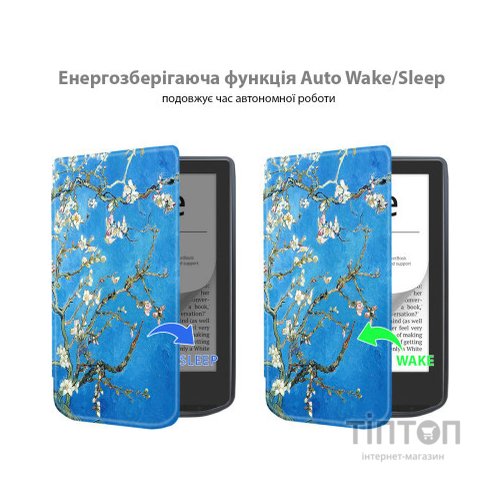 Чохол до електронної книги BeCover Smart Case PocketBook 629 Verse / 634 Verse Pro 6" Spring (710981)