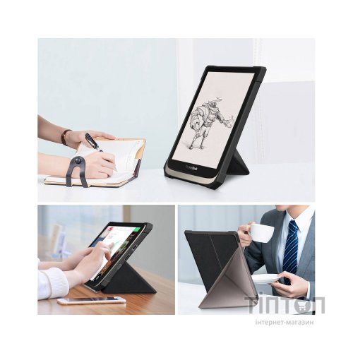 Чохол до електронної книги BeCover Ultra Slim Origami PocketBook 740 Inkpad 3 / Color / Pro Red (707457)