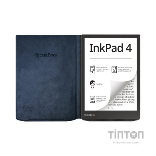 Чохол до електронної книги Pocketbook 743 Charge cover blue (N-QI-PU-743G-NB-WW)