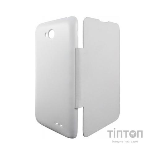 Чохол до мобільного телефона Global для LG D320 L70 (PU, белый) (1283126459849)