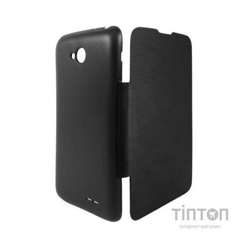 Чохол до мобільного телефона Global для LG D320 L70 (PU, черный) (1283126459856)