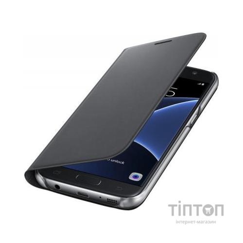 Чохол до мобільного телефона Samsung для S7 edge/G935 - Flip Wallet (Black) (EF-WG935PBEGRU)