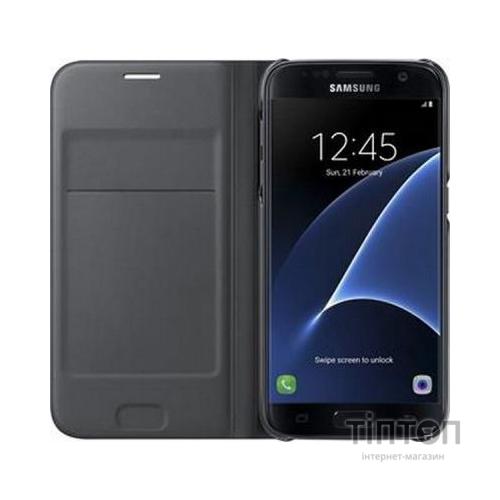 Чохол до мобільного телефона Samsung для S7 edge/G935 - Flip Wallet (Black) (EF-WG935PBEGRU)
