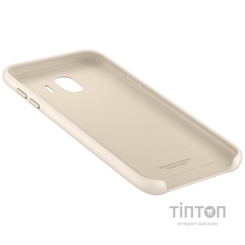 Чохол до мобільного телефона Samsung Galaxy J4 (J400) Dual Layer Cover Gold (EF-PJ400CFEGRU)