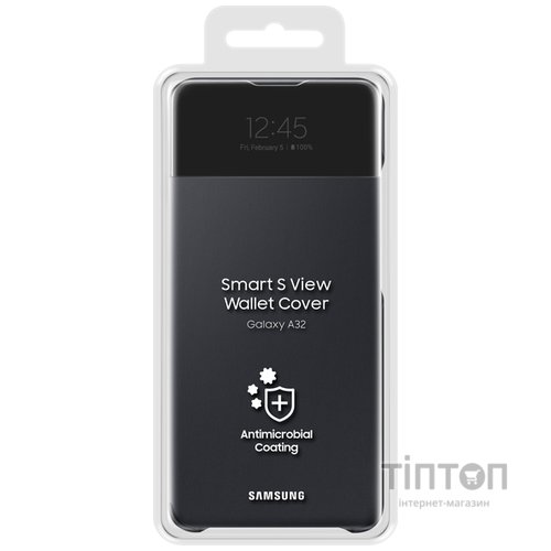 Чохол до мобільного телефона Samsung SAMSUNG Galaxy A32/A325 S View Wallet Cover Black (EF-EA325PBEGRU)