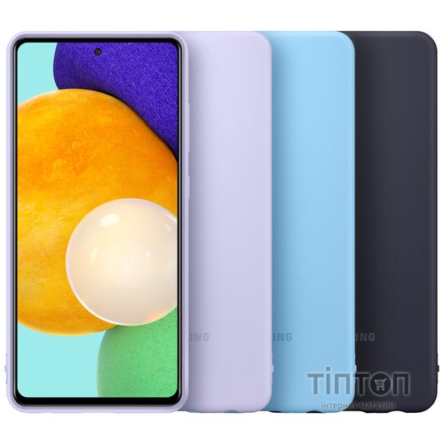 Чохол до мобільного телефона Samsung SAMSUNG Galaxy A52/A525 Silicone Cover Black (EF-PA525TBEGRU)