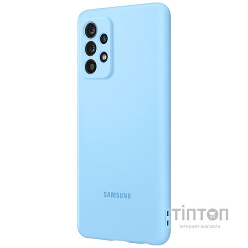 Чохол до мобільного телефона Samsung SAMSUNG Galaxy A52/A525 Silicone Cover Blue (EF-PA525TLEGRU)