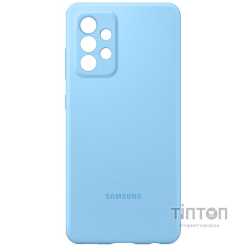 Чохол до мобільного телефона Samsung SAMSUNG Galaxy A52/A525 Silicone Cover Blue (EF-PA525TLEGRU)
