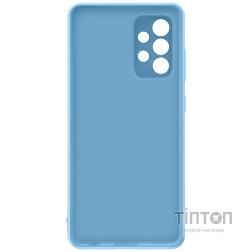 Чохол до мобільного телефона Samsung SAMSUNG Galaxy A52/A525 Silicone Cover Blue (EF-PA525TLEGRU)