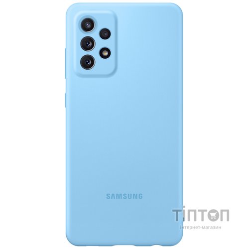 Чохол до мобільного телефона Samsung SAMSUNG Galaxy A72/A725 Silicone Cover Blue (EF-PA725TLEGRU)