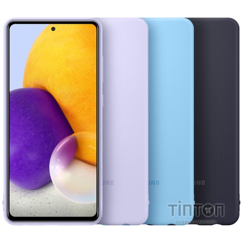 Чохол до мобільного телефона Samsung SAMSUNG Galaxy A72/A725 Silicone Cover Blue (EF-PA725TLEGRU)