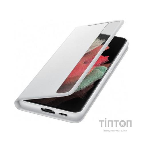 Чохол до моб. телефона Samsung Smart Clear View Cover Samsung Galaxy S21 Ultra Light Gray (EF-ZG998CJEGRU)