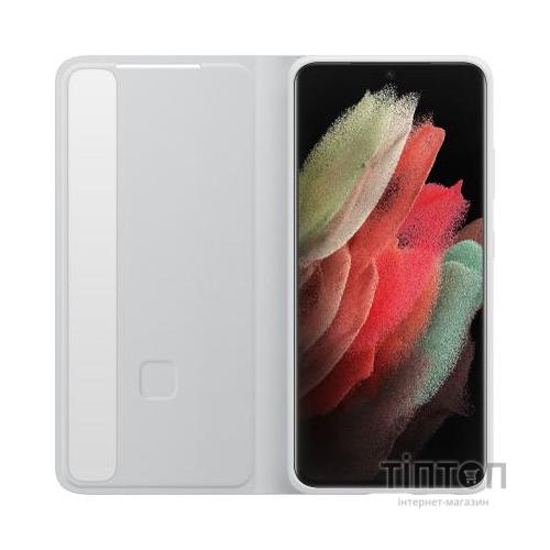 Чохол до моб. телефона Samsung Smart Clear View Cover Samsung Galaxy S21 Ultra Light Gray (EF-ZG998CJEGRU)