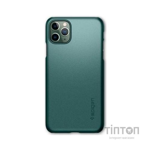 Чохол до мобільного телефона Spigen iPhone 11 Pro Max Thin Fit, Midnight Green (ACS00410)