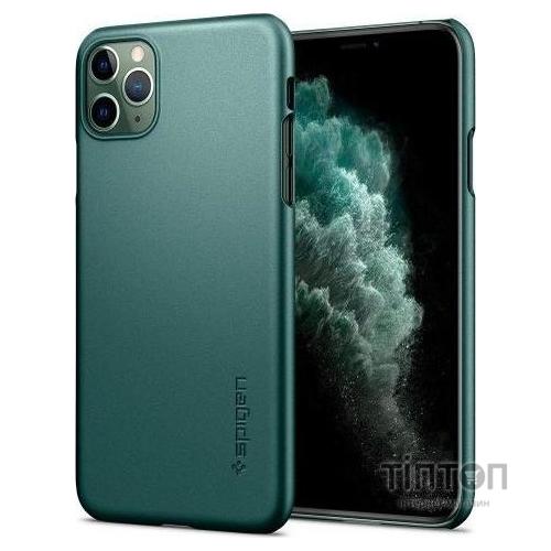 Чохол до мобільного телефона Spigen iPhone 11 Pro Max Thin Fit, Midnight Green (ACS00410)