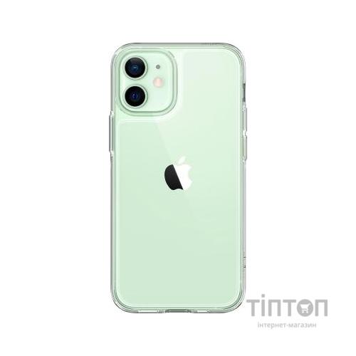 Чохол до мобільного телефона Spigen iPhone 12 Mini Quartz Hybrid, Chrystal Clear (ACS01748)