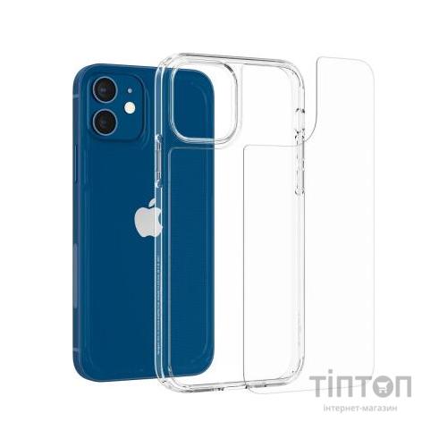 Чохол до мобільного телефона Spigen iPhone 12 Mini Quartz Hybrid, Chrystal Clear (ACS01748)